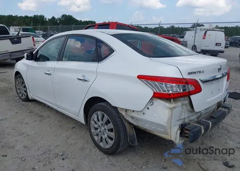 2013 Nissan Sentra S z USA, uszkodzony, nr VIN 3N1AB7APXDL693819